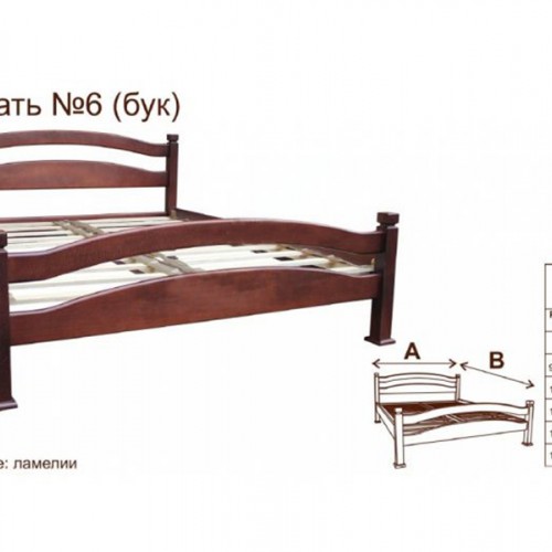 Кровать №6 (бук)