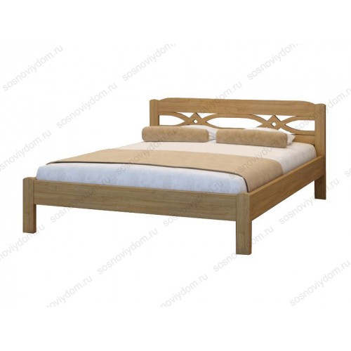 Кровать из массива сосны Аврора размер 1200*2000