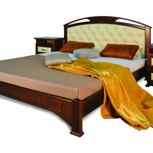 Кровать из массива сосны Риккарда дуга мягкая размер 1800*2000