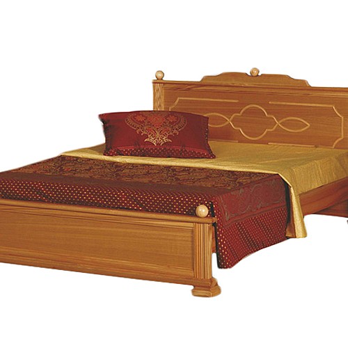 Кровать из массива сосны Афродита размер 1800*2000