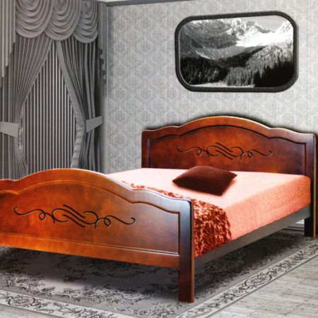 Кровать из массива сосны Адриана размер 1800*2000